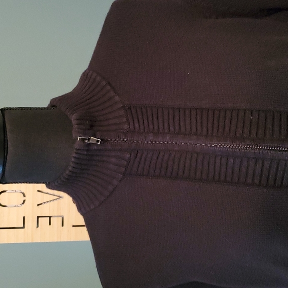 Dressbarn Mock Neck Zipper Cardigan- 2x - Picture 2 of 10